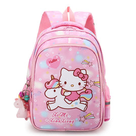 Backpacks For School Hello Kitty Grades 1-3 Kindergarten Large Class Children Girl Bag B130 5