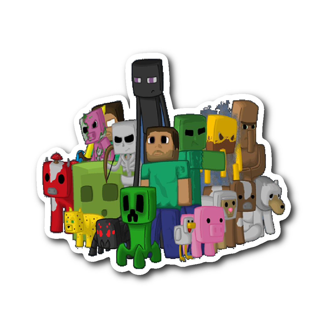 Minecraft Sticker 105 - Lusy Store