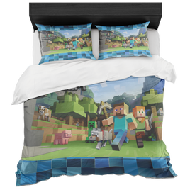 Minecraft Bedding set kid bed - Lusy Store