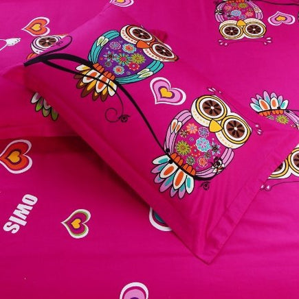 Adult/kids Owl Bedding Set - Lusy Store