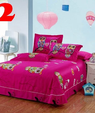 Adult/kids Owl Bedding Set - Lusy Store