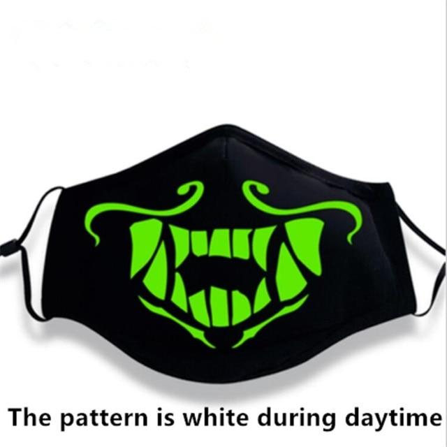 Akali Assassin Cosplay Costumes S8 Night Lights Face Mask Game - Lusy Store