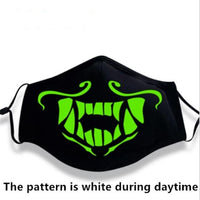 Akali Assassin Cosplay Costumes S8 Night Lights Face Mask Game - Lusy Store
