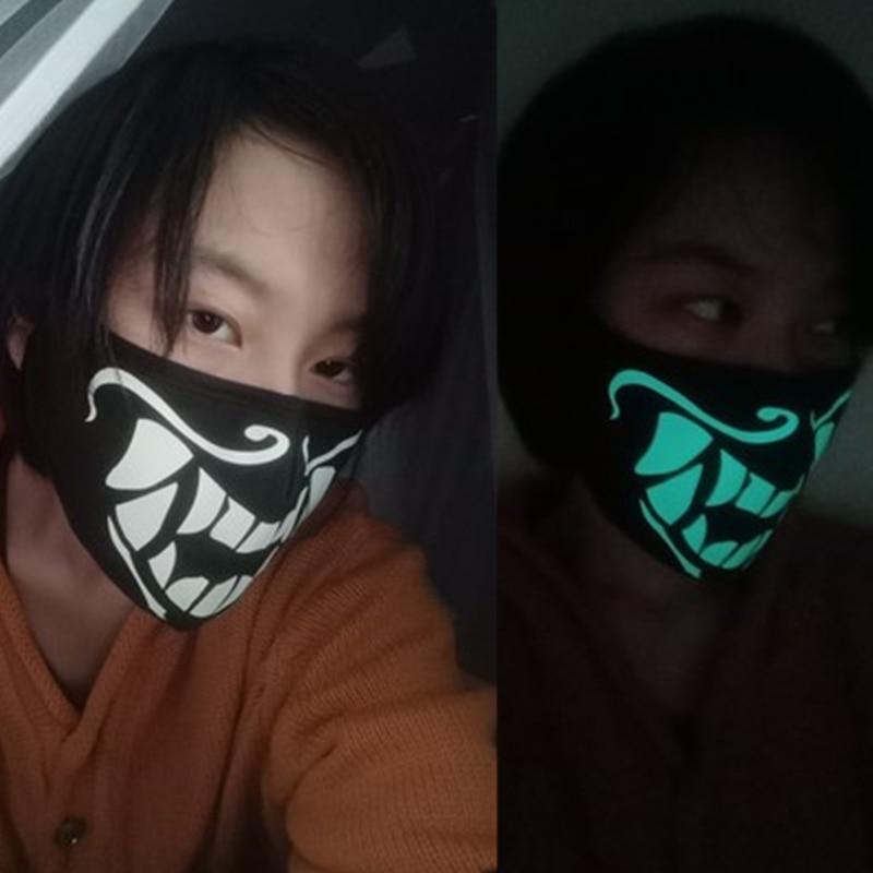 Akali Assassin Cosplay Costumes S8 Night Lights Face Mask Game - Lusy Store