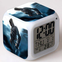 Alarm Clock Glowing Colorful Touch Light Movie Figurine Assassins Creed - Lusy Store