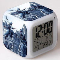 Alarm Clock Glowing Colorful Touch Light Movie Figurine Assassins Creed - Lusy Store