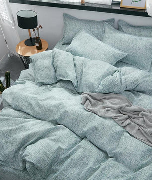 Aloe Cotton Green Color Bedding Sets Duvet Cover Bed Sheet Bed Linen Kids Bedding Sets Twin/Full/Queen/King Size - Lusy Store