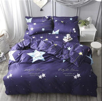 American Style Bedding Sets AB side Duvet Cover Bed Sheet Bed Linens Pink Kids Bedding Sets Twin/Full/Queen/King Size - Lusy Store