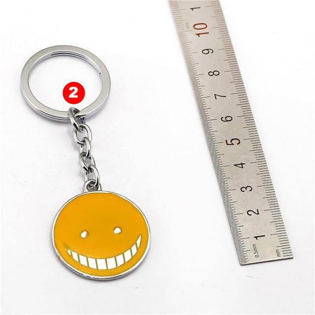 Assassination Classroom Korosensei Keychain Metal Pendant Keyring Key Ring - Lusy Store