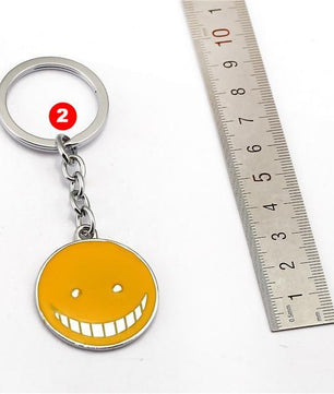 Assassination Classroom Korosensei Keychain Metal Pendant Keyring Key Ring - Lusy Store