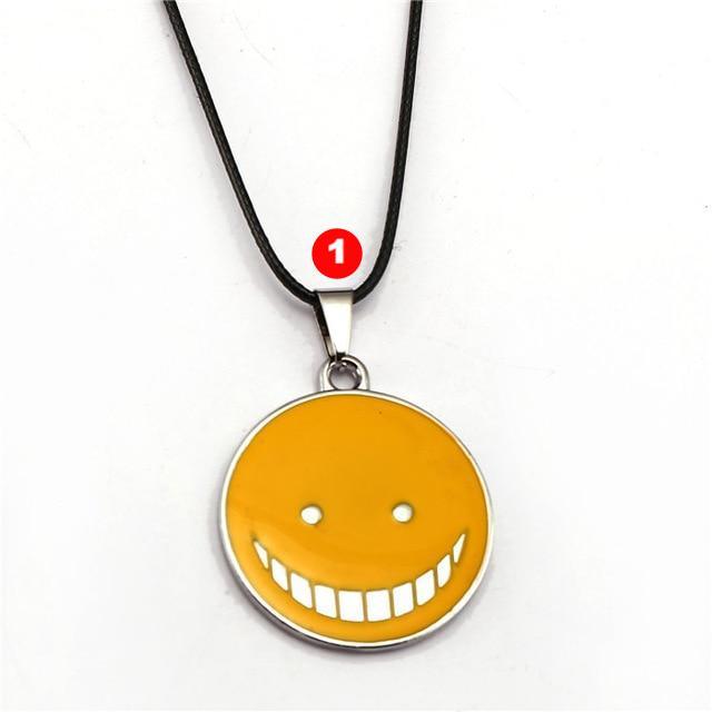 Assassination Classroom Korosensei Keychain Metal Pendant Keyring Key Ring - Lusy Store