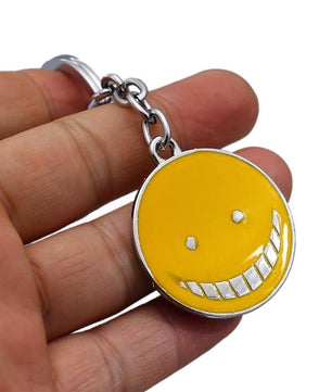 Assassination Classroom Korosensei Keychain Metal Pendant Keyring Key Ring - Lusy Store