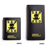 Assassination Classroom S.A.A.U.S.O Short Wallet Pu Leather Long Purse - Lusy Store