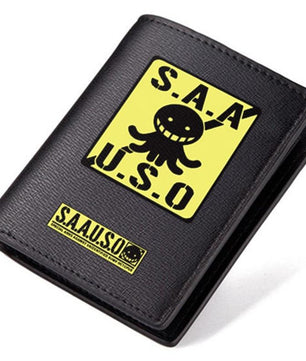 Assassination Classroom S.A.A.U.S.O Short Wallet Pu Leather Long Purse - Lusy Store