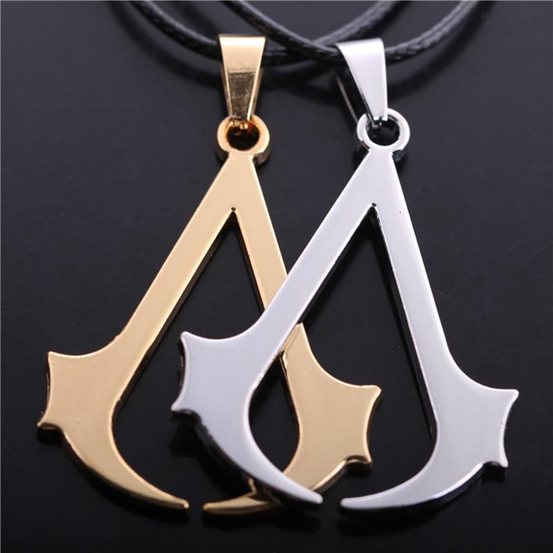 Assassins Creed 2 Colors Choker for Women Assassin's Creed Stainless Steel Pendant Necklace - Lusy Store