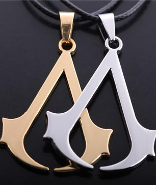Assassins Creed 2 Colors Choker for Women Assassin's Creed Stainless Steel Pendant Necklace - Lusy Store