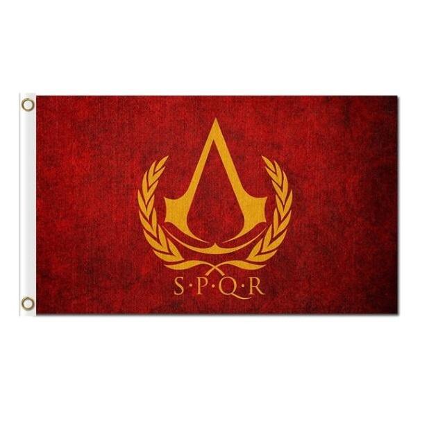 Assassin's Creed Black Flag Rome Empire Flag - Lusy Store