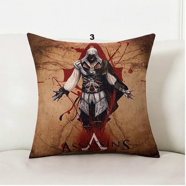 Assassins Creed Connor Cushion Cover Sofa Chair Linen Home Seat Bedding Decorative Pillow Case - Lusy Store