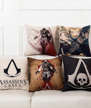 Assassins Creed Connor Cushion Cover Sofa Chair Linen Home Seat Bedding Decorative Pillow Case - Lusy Store