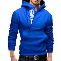 Assassins Creed Hoodies Men Fashion Brand Zipper Letter Print Sweatshirt hip hop - Lusy Store