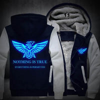 Assassins Creed Luminous Jacket Sweatshirts Thicken Hoodie Coat Clothing Casual - Lusy Store