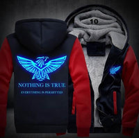 Assassins Creed Luminous Jacket Sweatshirts Thicken Hoodie Coat Clothing Casual - Lusy Store