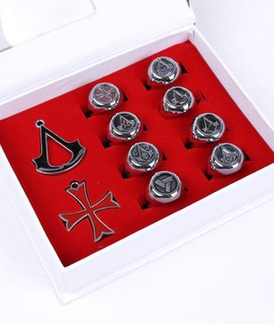 Assassin's Creed Metal Figures Model Toys Assassins Creed Pendants Rings - Lusy Store