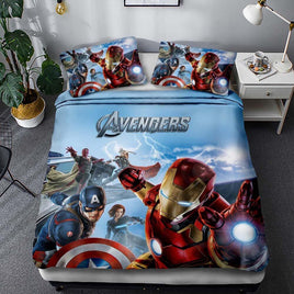 Avenger Bedding 3D Printed Luxury Bed Linen Unique Bed Room For Kids - Lusy Store