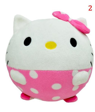 Baby Cartoon Rattle Toys Animal Hand Bells Hello Kitty Minnie Plush Filled Sponge Ball - Lusy Store