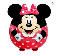 Baby Cartoon Rattle Toys Animal Hand Bells Hello Kitty Minnie Plush Filled Sponge Ball - Lusy Store