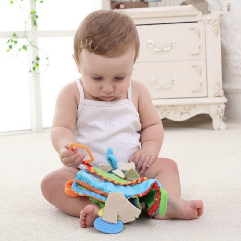 Baby Rattles teacher Toys Cute Donkey Animal Cloth Book For Toddlers Learning early - Lusy Store