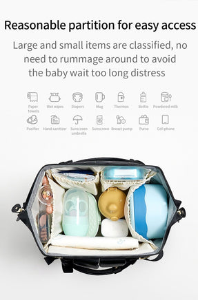 Backpack For Women Mommy Bag Waterproof Large Capacity High Quality B143 - Lusy Store