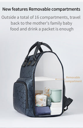 Backpack For Women Mommy Bag Waterproof Large Capacity High Quality B143 - Lusy Store