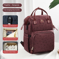 Backpack For Women Mommy Bag Waterproof Large Capacity High Quality B143 - Lusy Store
