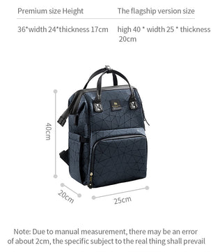 Backpack For Women Mommy Bag Waterproof Large Capacity High Quality B143 - Lusy Store