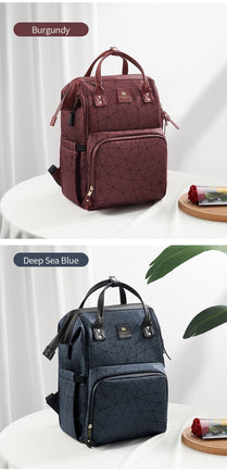 Backpack For Women Mommy Bag Waterproof Large Capacity High Quality B143 - Lusy Store