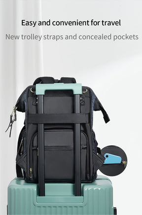 Backpack For Women Mommy Bag Waterproof Large Capacity High Quality B143 - Lusy Store