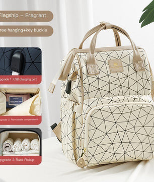 Backpack For Women Mommy Bag Waterproof Large Capacity High Quality B143 - Lusy Store