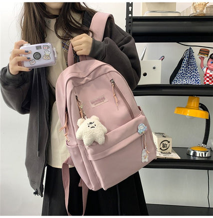 Backpack For Women Teenage Girls Laptop Rucksack Student Shoulder B144