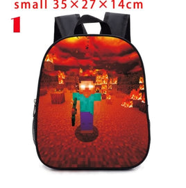 Backpack Kindergarten Backpack Boy Cute MineCraft Cartoon Backpack Hot Game Backpack School Bags - Lusy Store