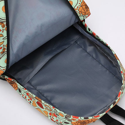 Backpack Women Floral Bookbags Laptop Backpack Schoolbag
