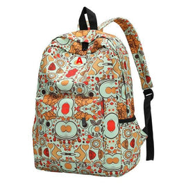 Backpack Women Floral Bookbags Laptop Backpack Schoolbag A United States