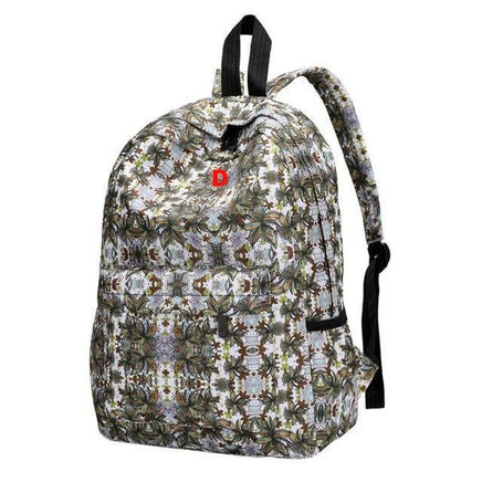 Backpack Women Floral Bookbags Laptop Backpack Schoolbag D United States