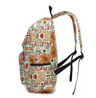 Backpack Women Floral Bookbags Laptop Backpack Schoolbag
