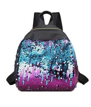 Backpack Women Sequin Backpacks For Teenage Girls - Lusy Store