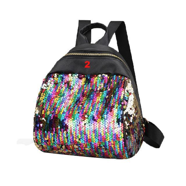 Backpack Women Sequin Backpacks For Teenage Girls - Lusy Store