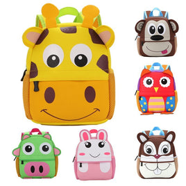 Backpacks For School 3D Children Kindergarten Cartoon Animal Toddle Kids B114