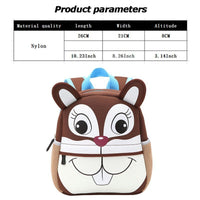Backpacks For School 3D Children Kindergarten Cartoon Animal Toddle Kids B114