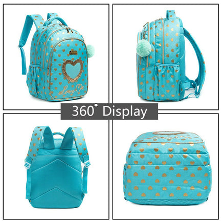 Backpacks For School 3pcs Cute Love Kawaii Childrens Kids Luggage B129