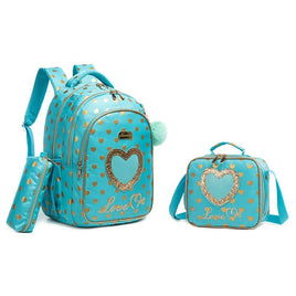 Backpacks For School 3pcs Cute Love Kawaii Childrens Kids Luggage B129 7